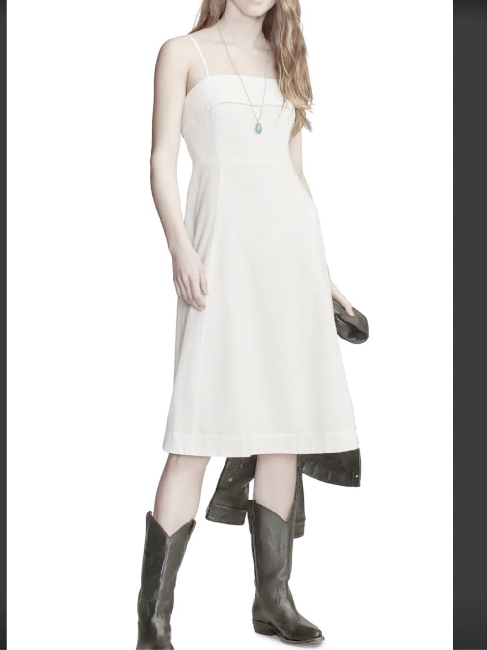 Lucky Brand A-Line Midi Dress